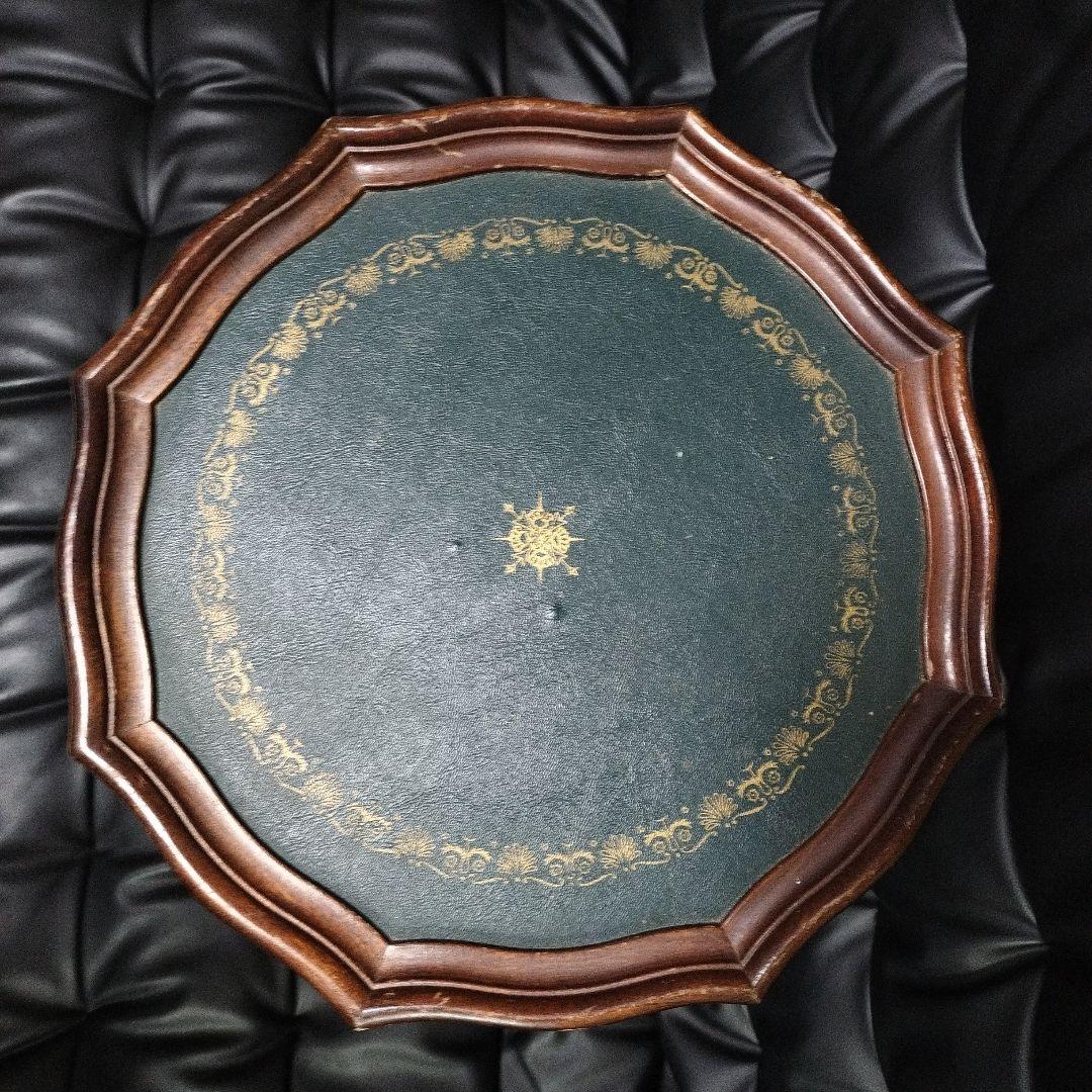 アンティーク サイドテーブル 三本足 昭和レトロ