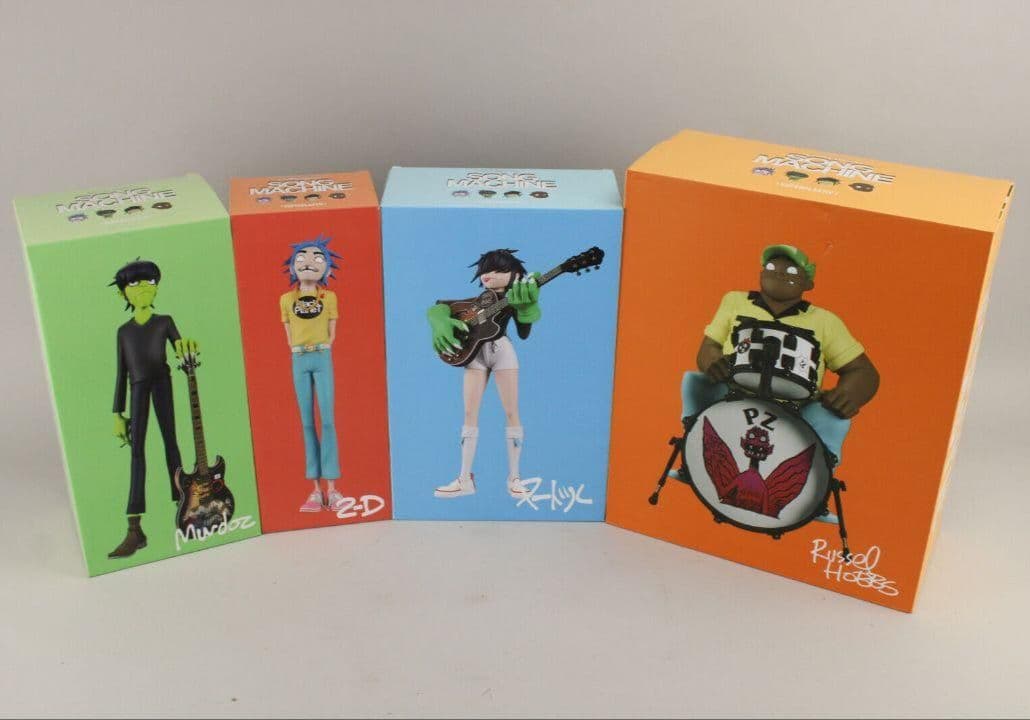 Gorillaz 4体 SUPERPLASTIC フィギュアセット