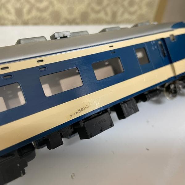 Y【ジャンク品】鉄道模型 クハネ581-3 汚れ、欠品あり 部品取り s
