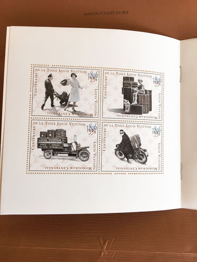 ルイヴィトン 記念切手 モノグラム生誕100周年