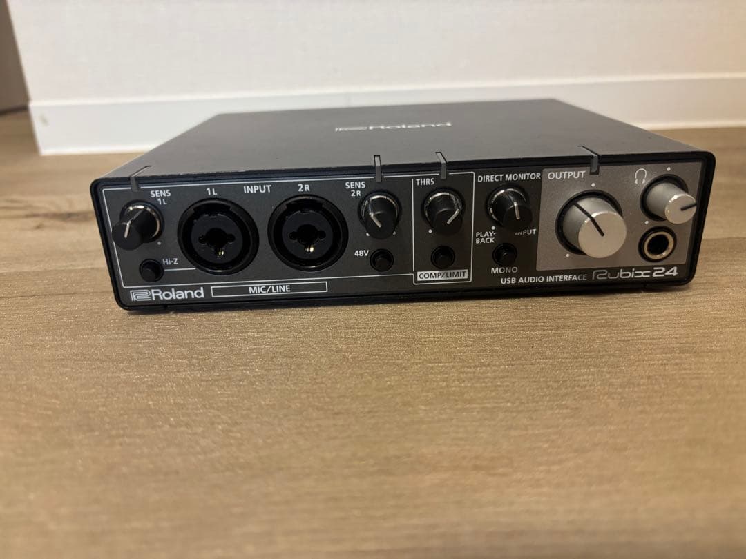 まや　 Roland Rubix 24 USBオーディオインターフェイス
