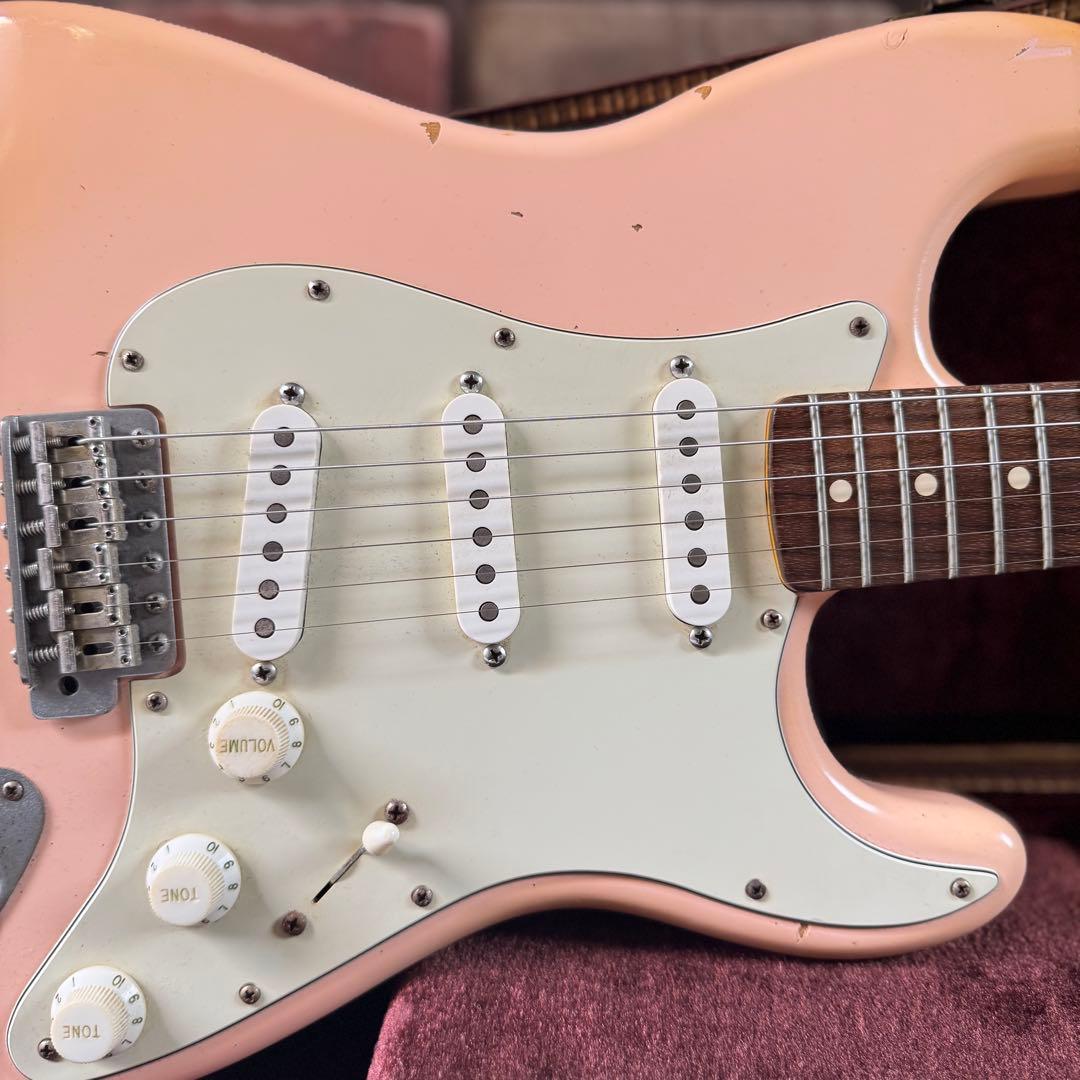 【最終値下げ】NASH GUITARS S-63 (Shell Pink)