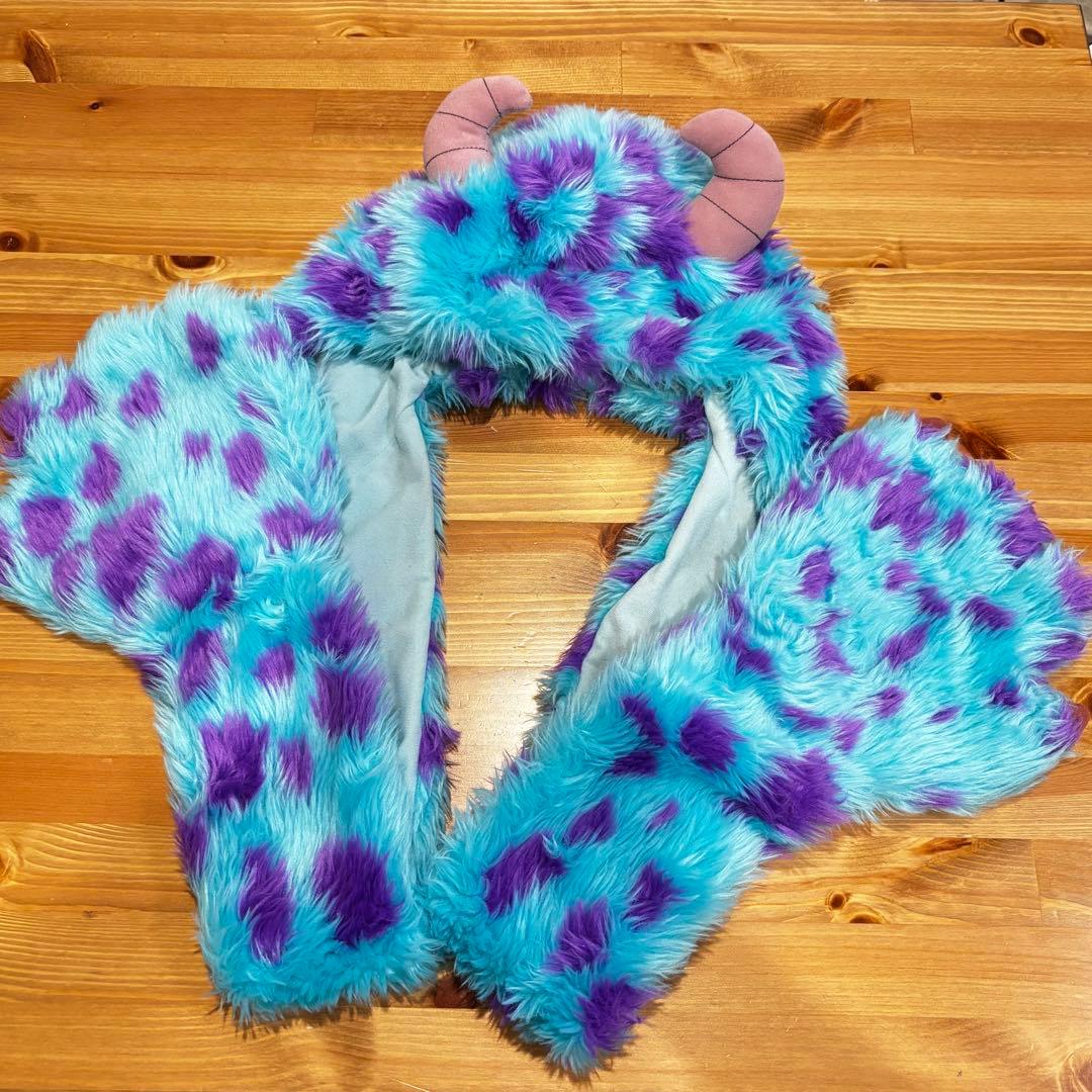 【大人気】TDR モンスターズ・インク サリー ファンキャップ　マフラー　手袋