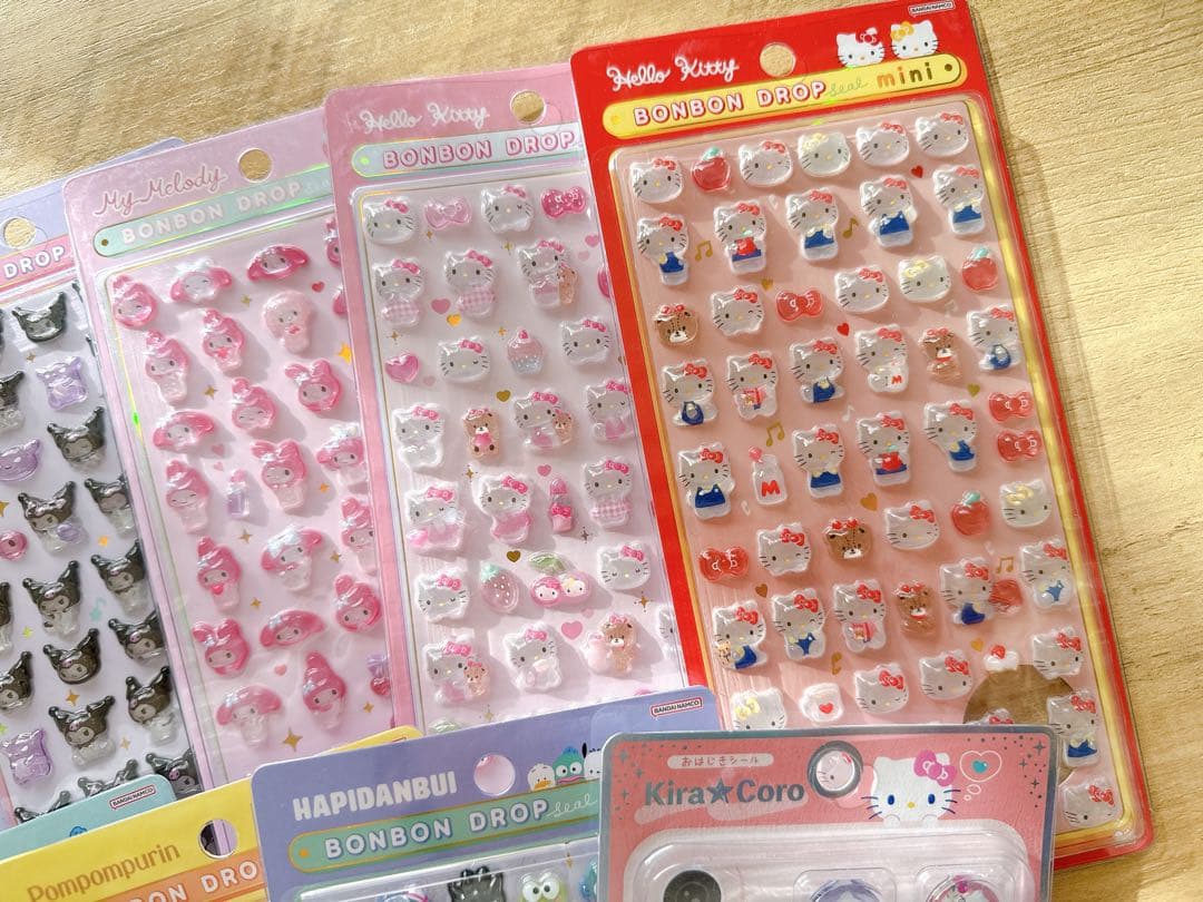 シール　11点セット　サンリオ　はぴだんぶい　ボンボンドロップ　オリジナル
