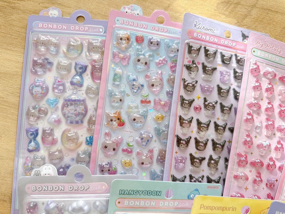 シール　11点セット　サンリオ　はぴだんぶい　ボンボンドロップ　オリジナル