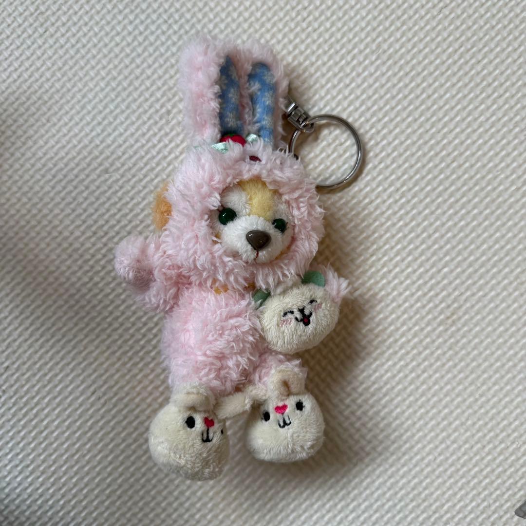 香港ディズニーランド イースター クッキーアン ぬいぐるみキーチェーン