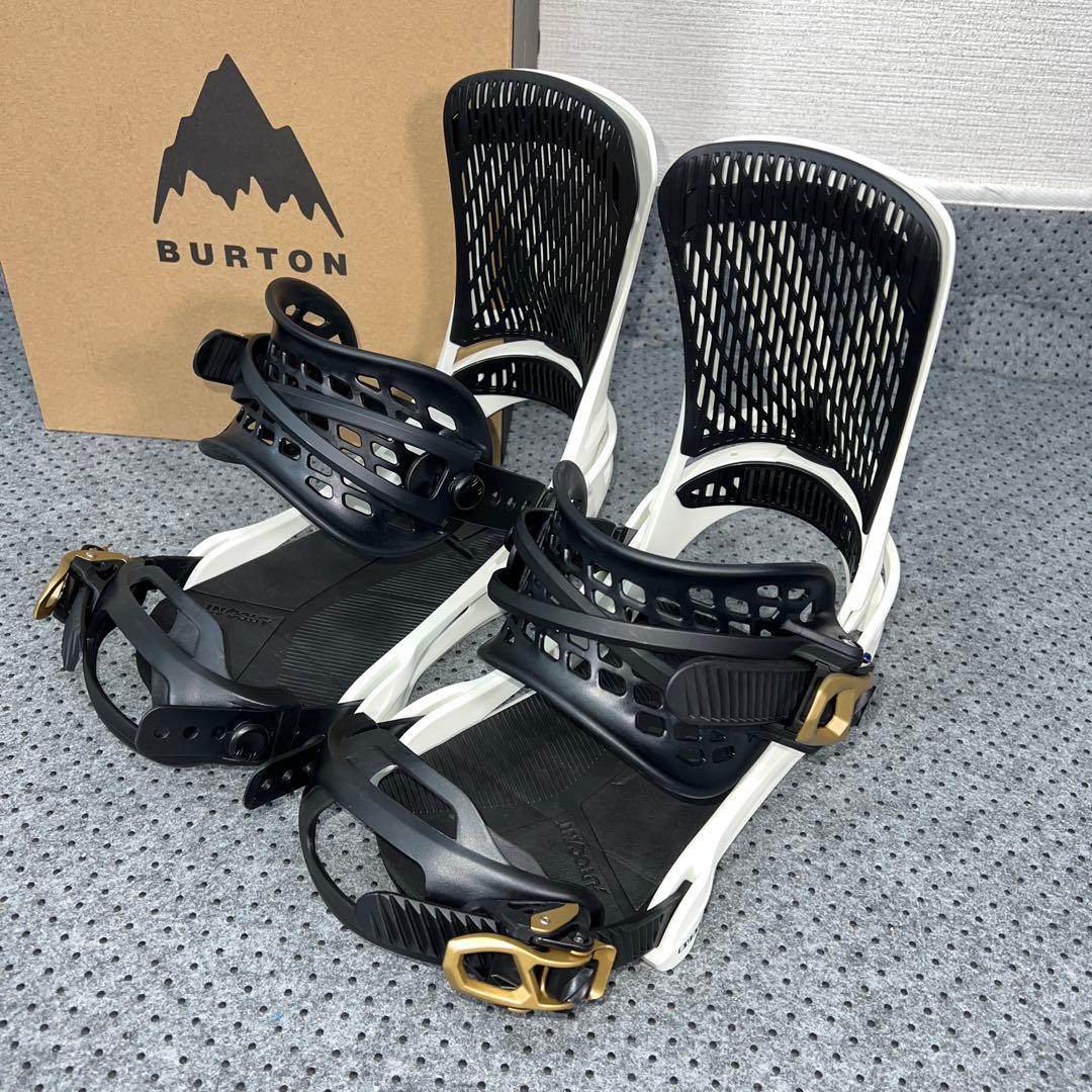 １回使用 BURTON Genesis サイズM ホワイト×ゴールド