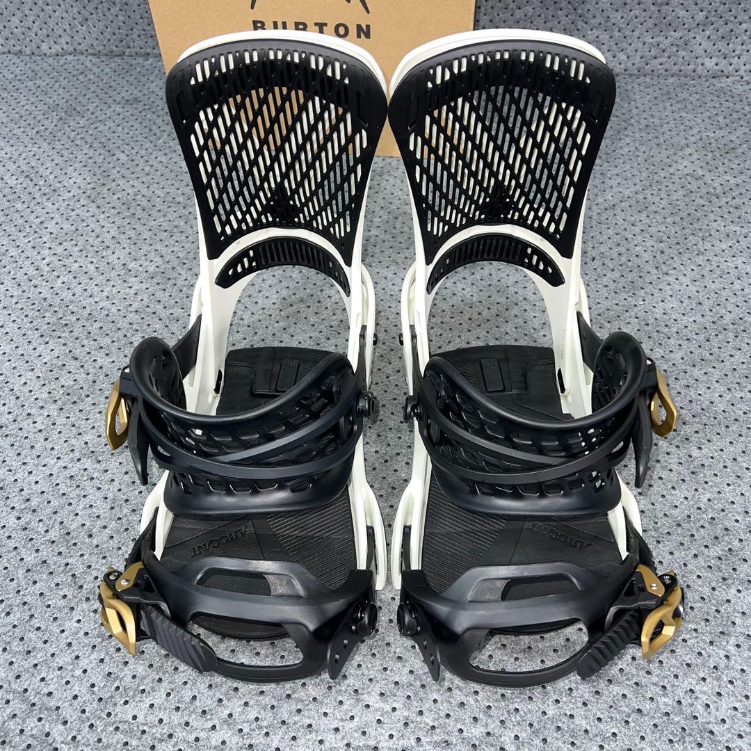 １回使用 BURTON Genesis サイズM ホワイト×ゴールド
