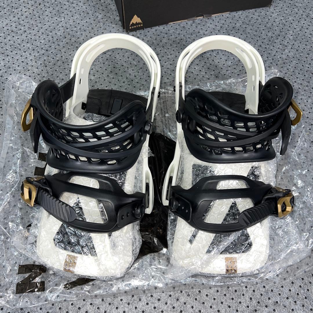 １回使用 BURTON Genesis サイズM ホワイト×ゴールド