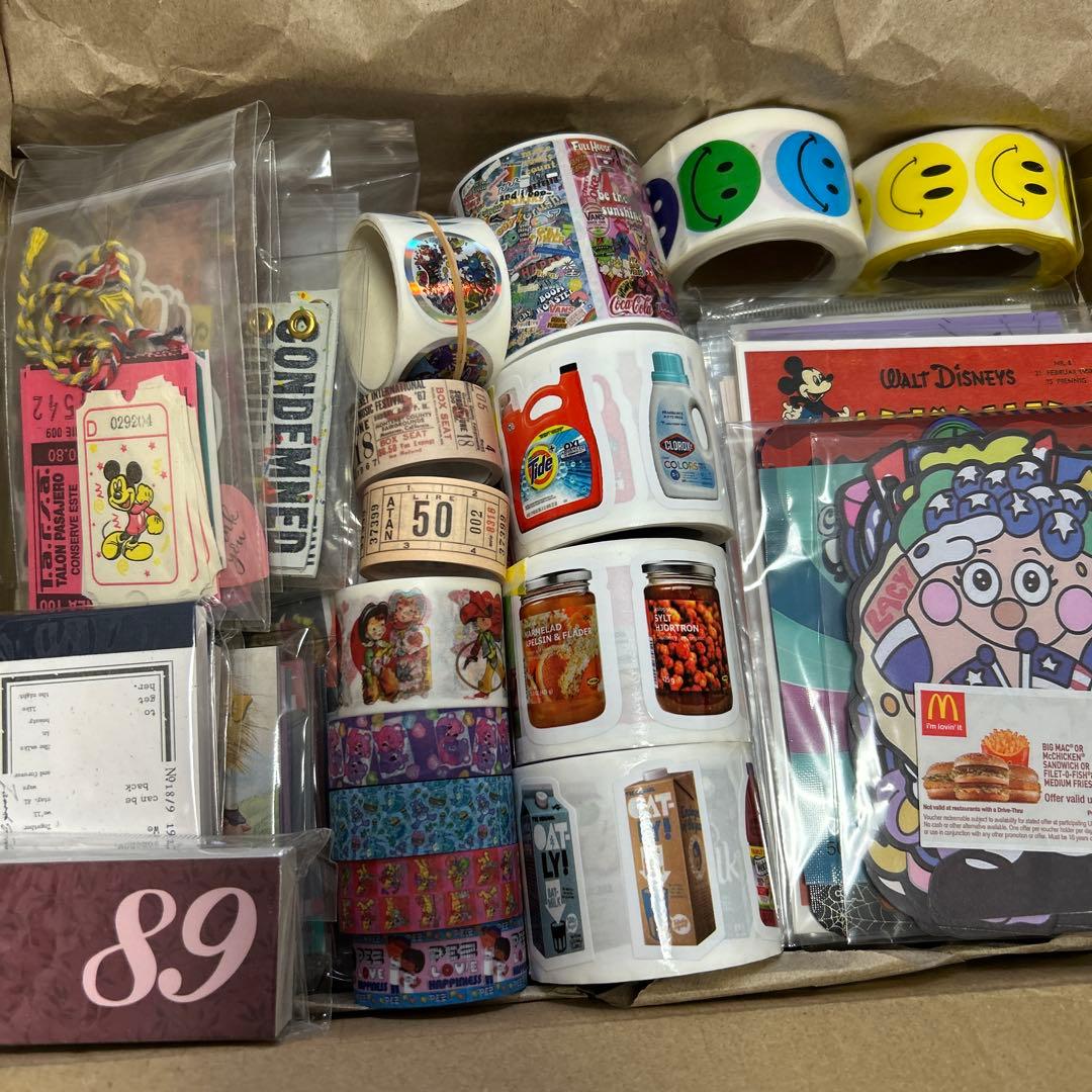 アメキャラヴィンテージ素材まとめ⭐️ロールシール、マスキングテープなど