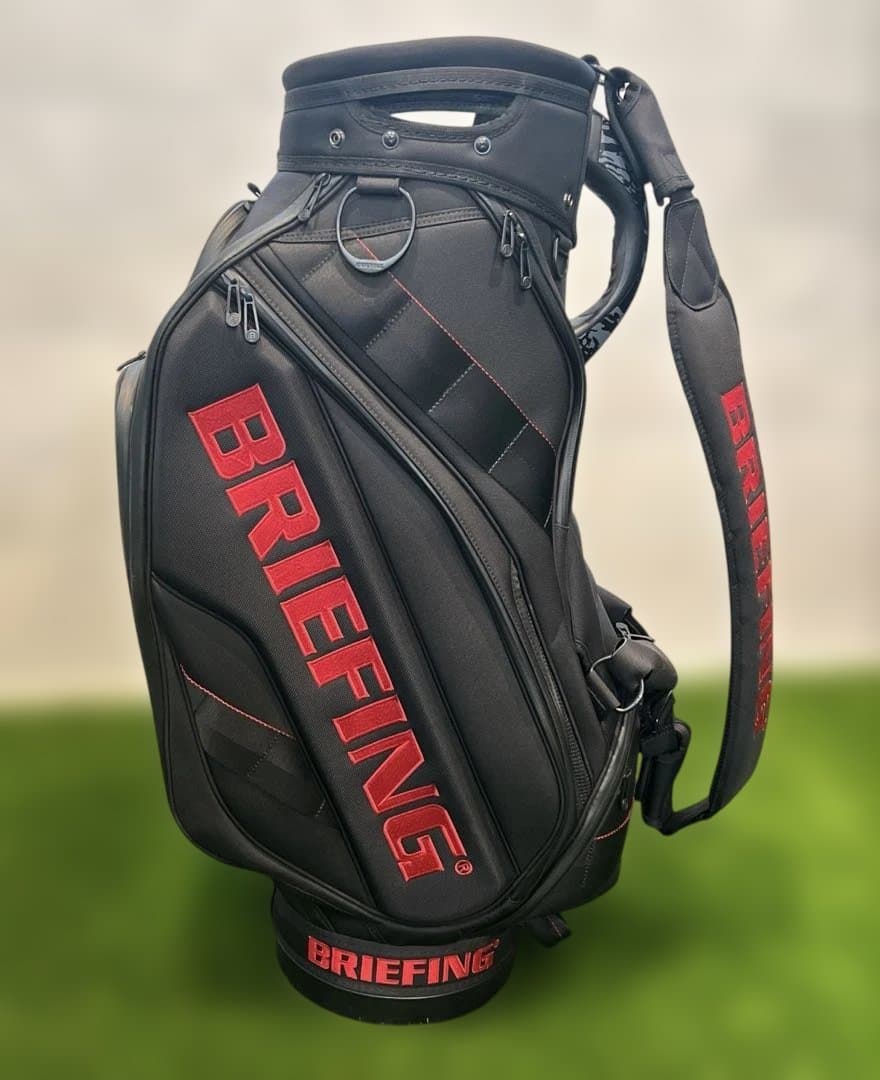 (美品・レア) ブリーフィング ゴルフ キャディバッグ CR-3, 9.5型