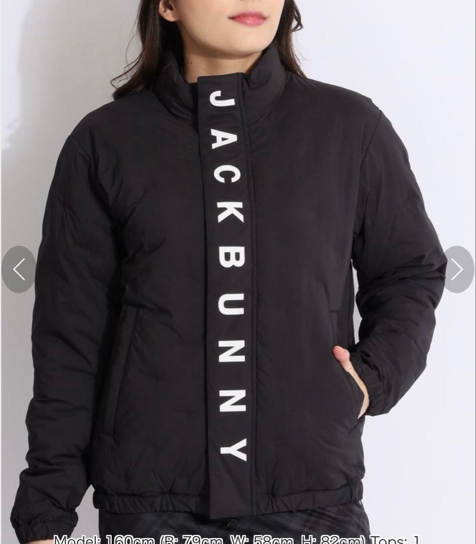 ⛳️【Jack Bunny!! 保温 フロントロゴ 中綿ジップアップジャケット】