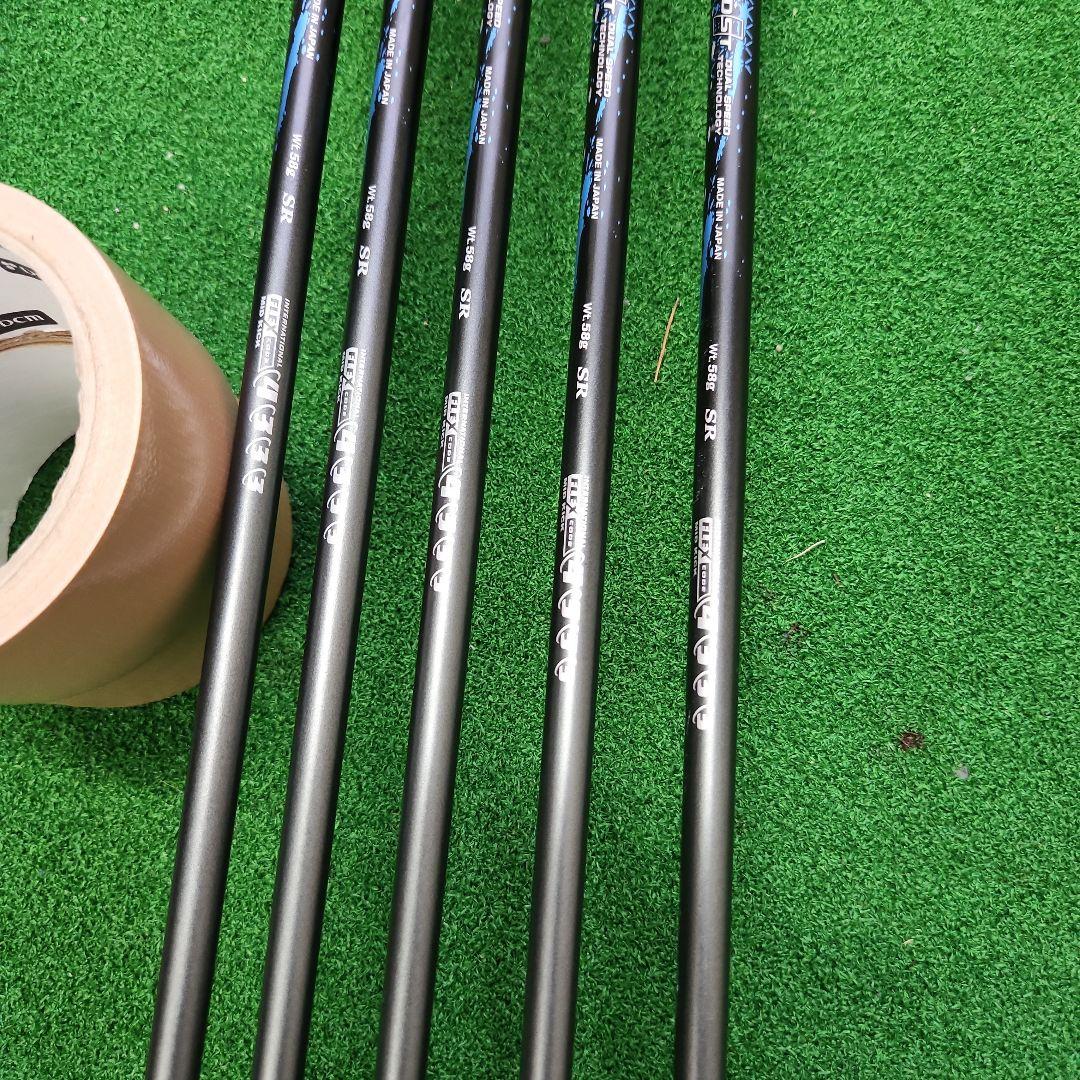 ゼクシオエクス2024、6～P、5本SRシャフト