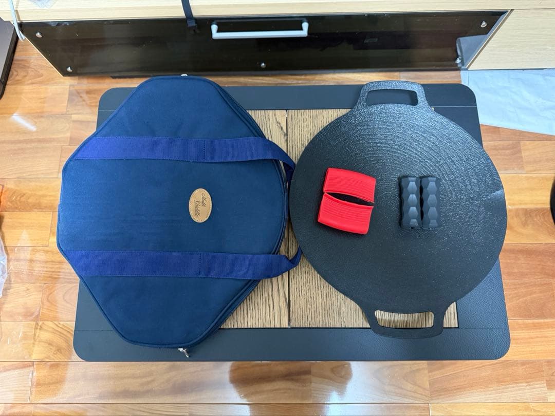 【新品未使用】JHQ マルチグリドル 33cm ケース&アシグリップセット