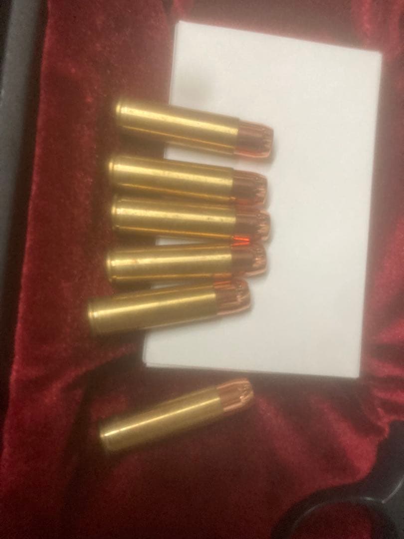 東京マルイ　M19 ガスリボルバー 6インチ　真鍮カートリッジ！