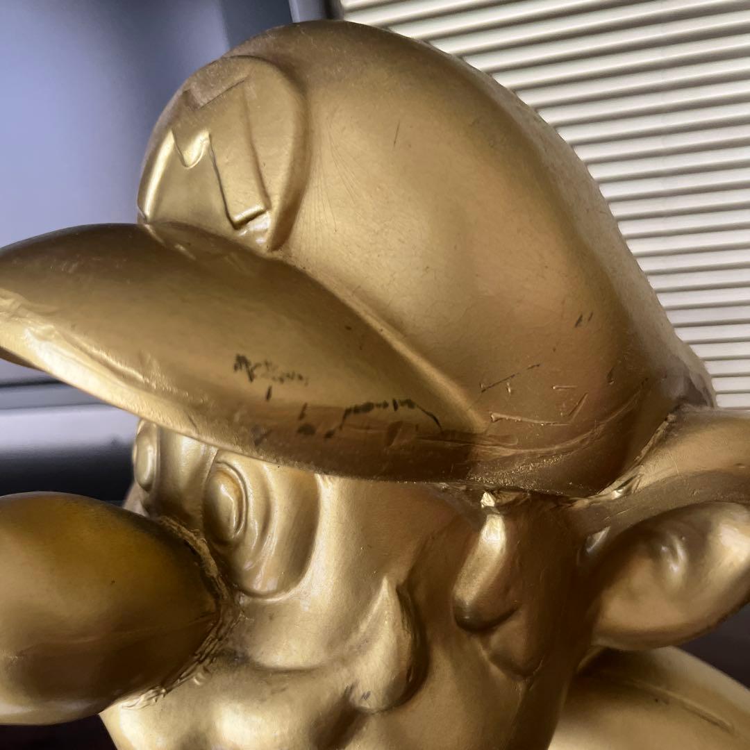 任天堂 スーパーマリオ ゴールド 黄金のマリオ像 非売品レトロ　激レア　入手困難