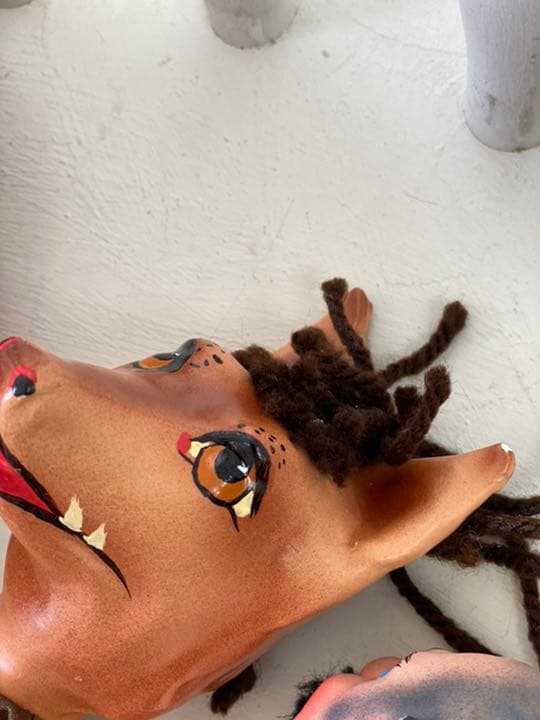 フランスアンティーク赤ずきんちゃんパペット　指人形　操り人形　劇場　紙芝居