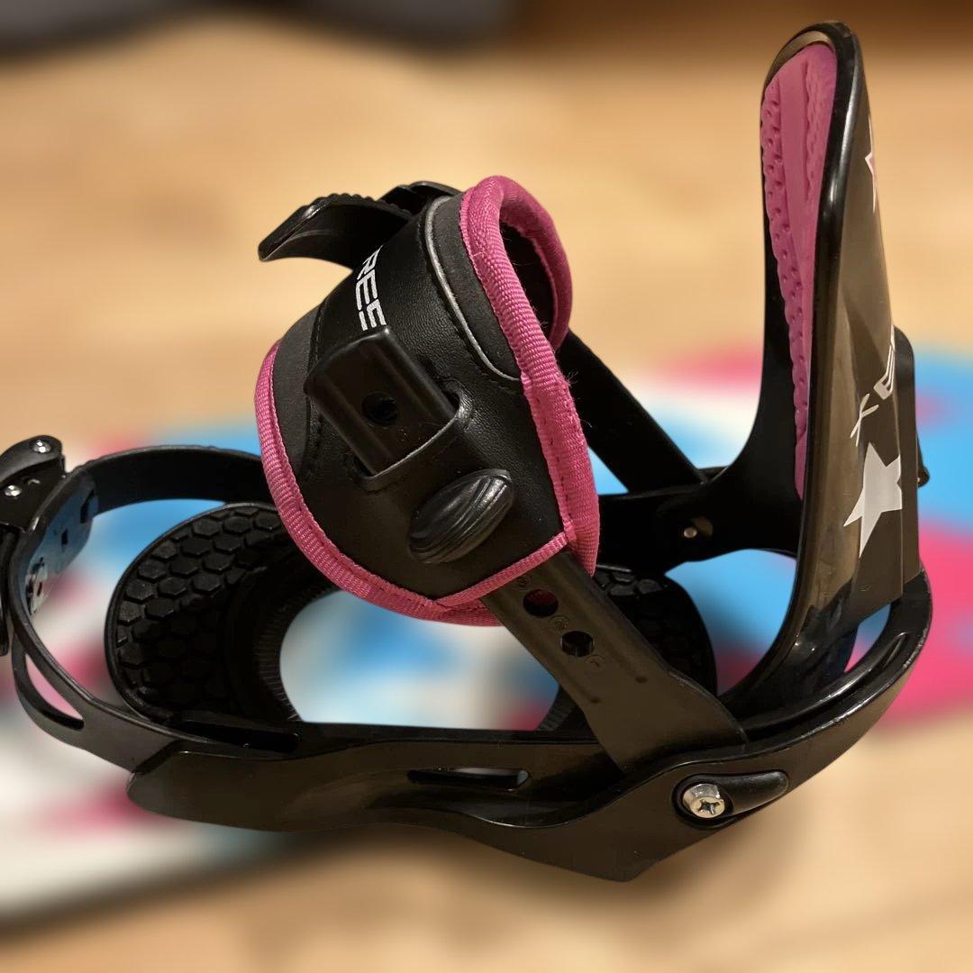 XERES 子供用スノーボードビンディングセット　板98センチ