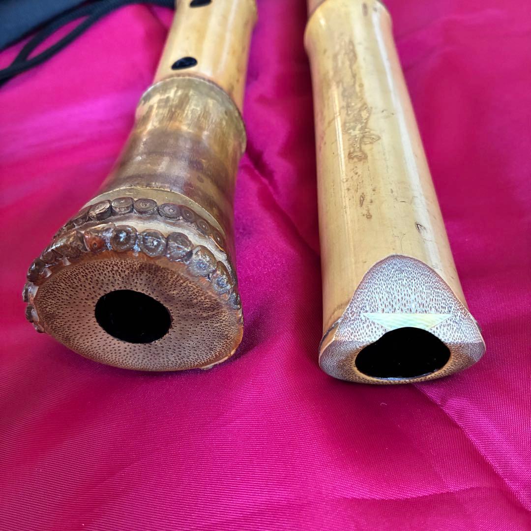 尺八　銘　秀童　２印　琴古流