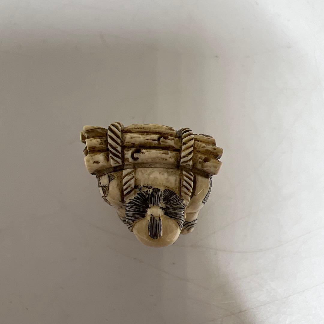 極上　人物　根付　タサオ　14g 東里8-0109☆2F