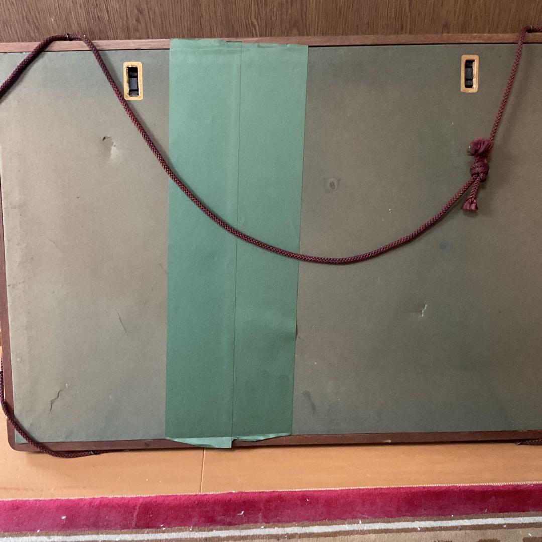 和田三造 木版画 【 虚 無 僧 図 】 木枠額装 前面アクリル仕様