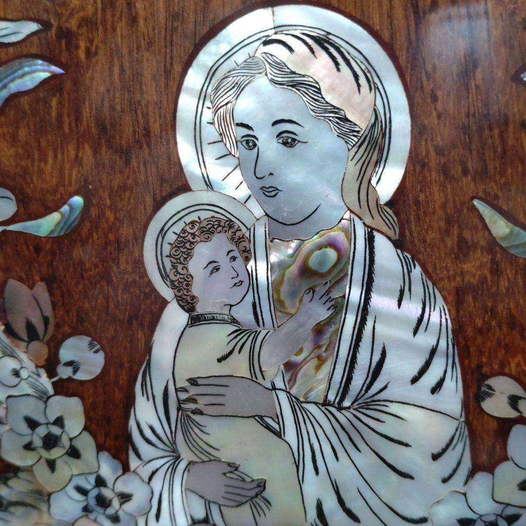 マンドリン 螺鈿マリア像