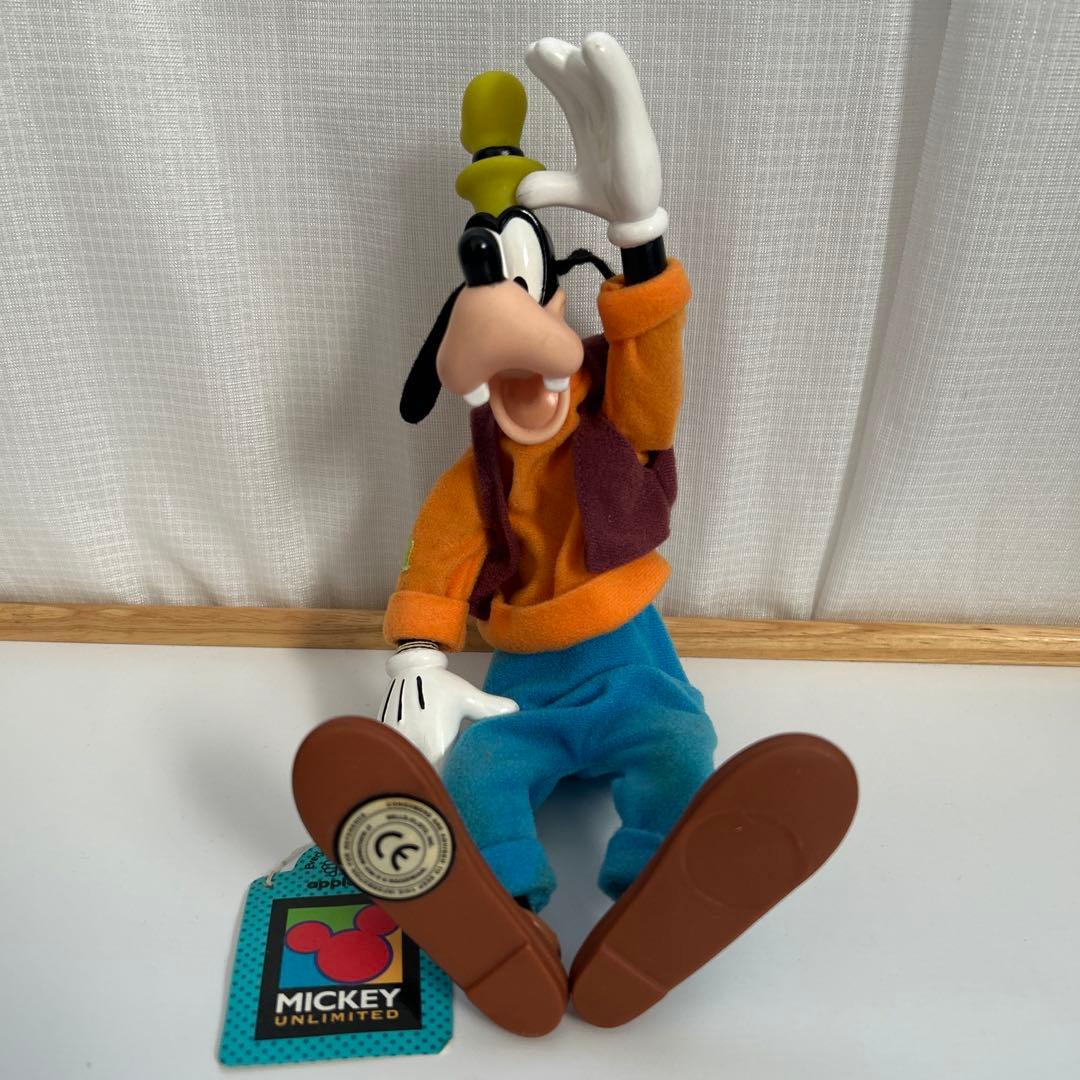 グーフィー フィギュア　アプローズ社製　手足首可動　アンティーク　約30cm