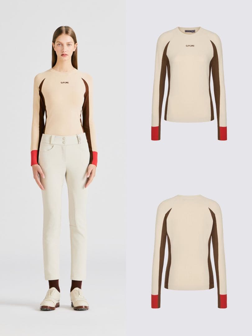 ジーフォア　ゴルフウェア　レディース　長袖セーター　G/FORE