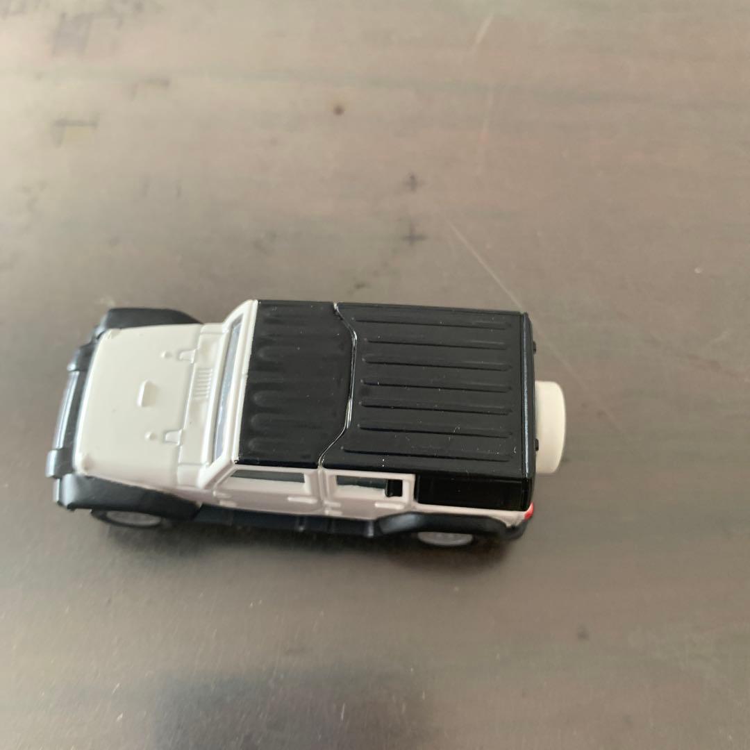 ホワイト ブラック SUV ミニカー