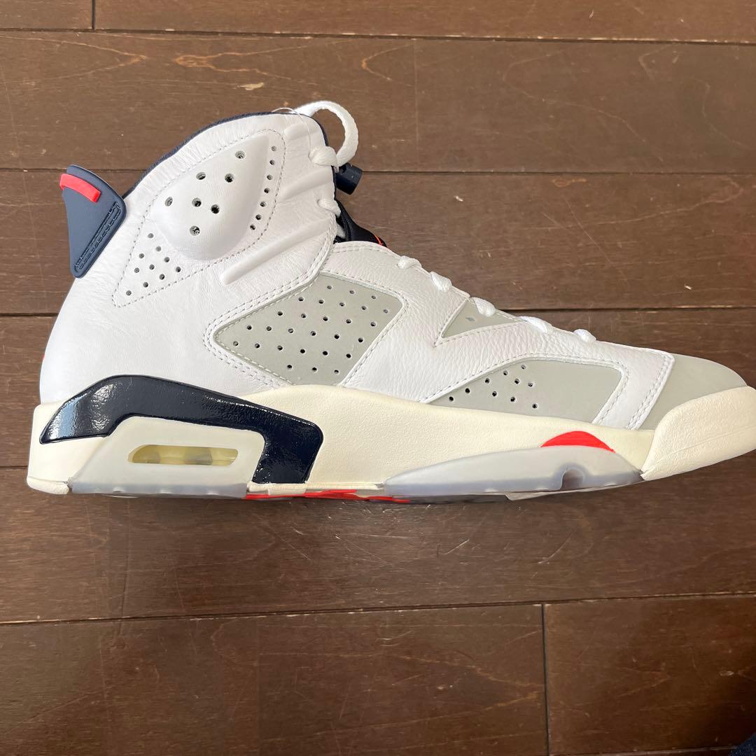 【新品未使用】Air Jordan 6 ホワイト/インフラレッド
