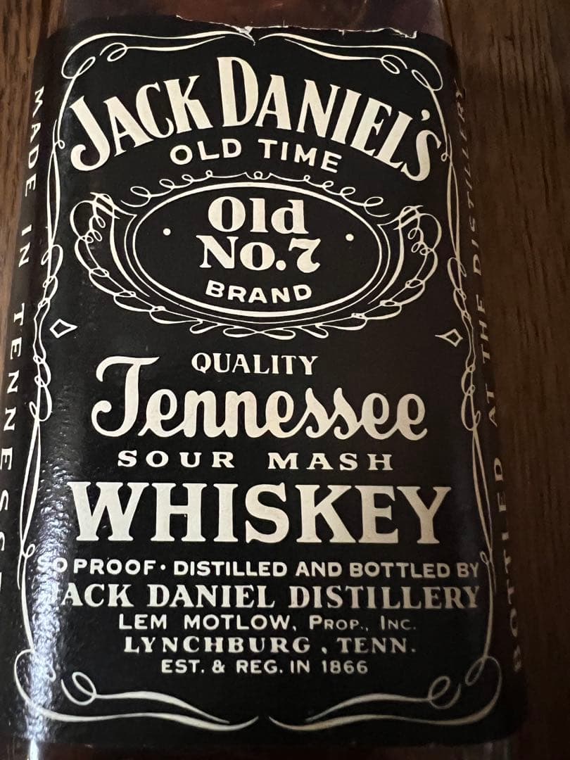 【超貴重】ジャックダニエル Old No.7 青紙封印　ヴィンテージ1977年