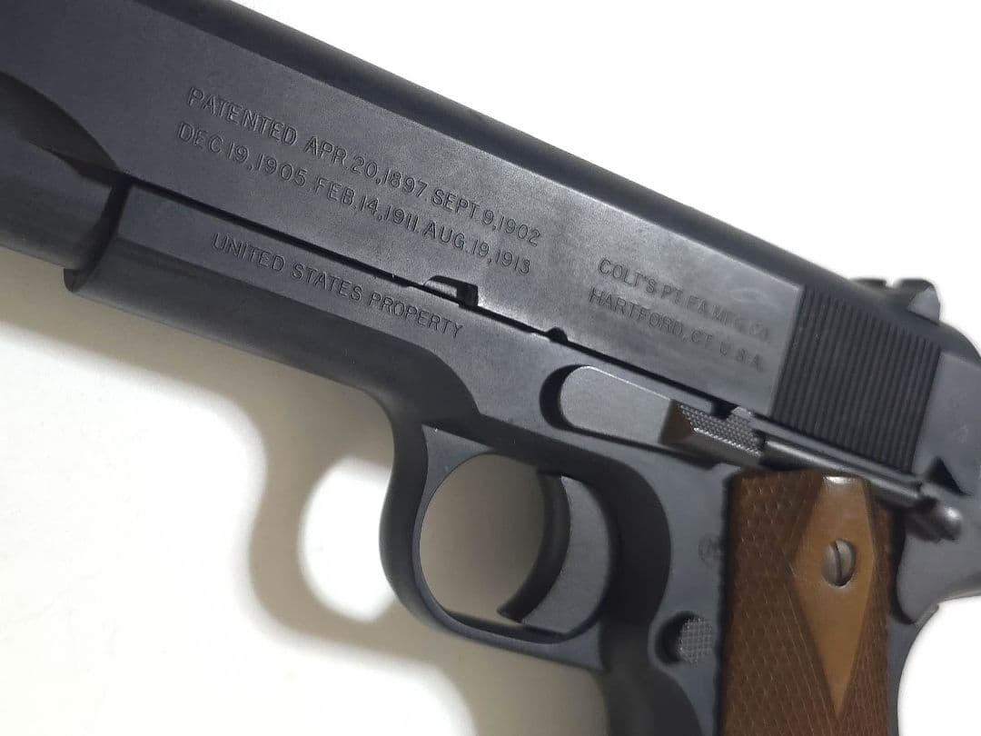 WA M1911 U.S.ARMY カーボンブラックHW ガバメント A1