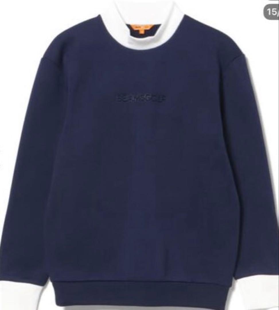 めぐおBEAMS GOLFトレーナーORANGELABELメンズMネイビー