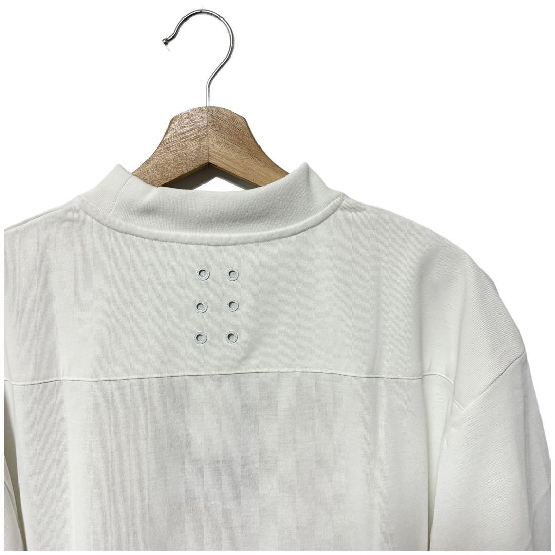 ラッセルノ ゴルフ グラフィック プリント S/S モックネック ホワイト M