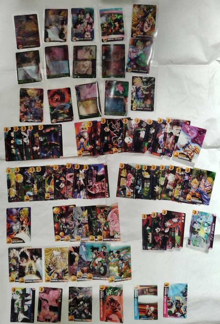 ドラゴンボール 森永ウエハースカード 3D17枚＋N62枚 まとめ売り 79枚