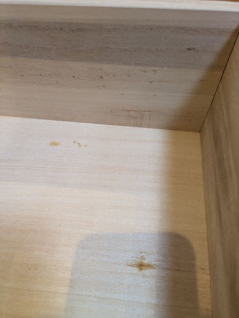 天然木桐箪笥　3段　桐タンス　マーゼルン