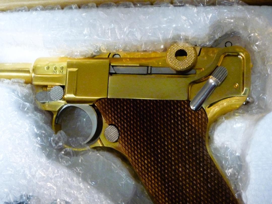 マルシン ルガー P08 MARINE Luger 木製グリップ金属モデルガン
