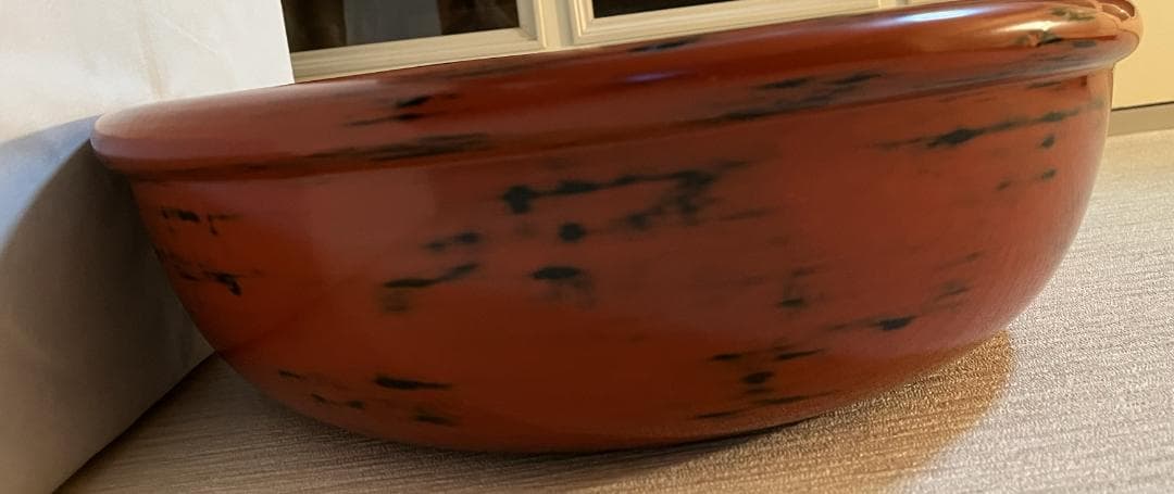 飾りこね鉢　漆器　大鉢