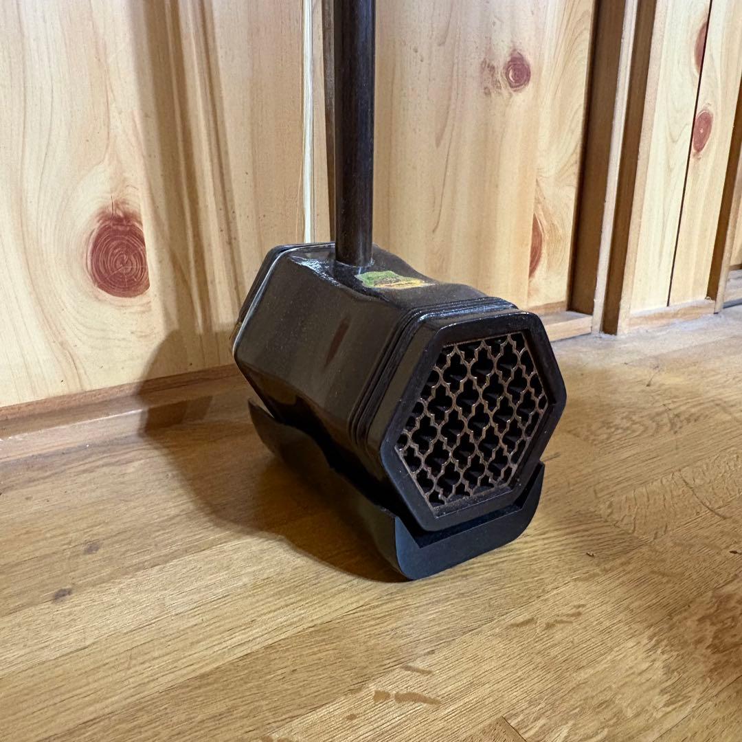 【ケース付き】二胡 木製 六角形ボディ