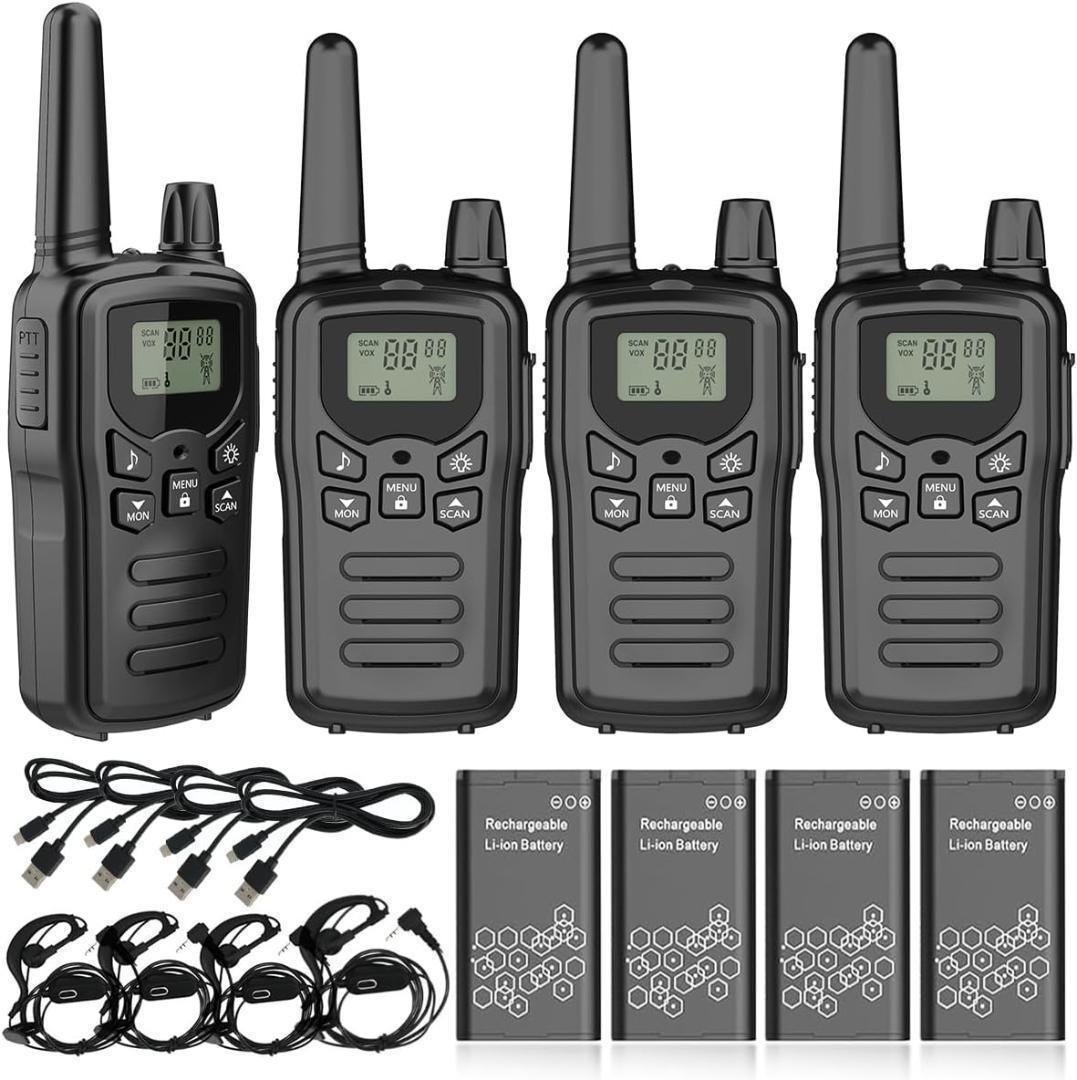 【M2819-130-100】インカム 特定小電力 トランシーバー 4台セット