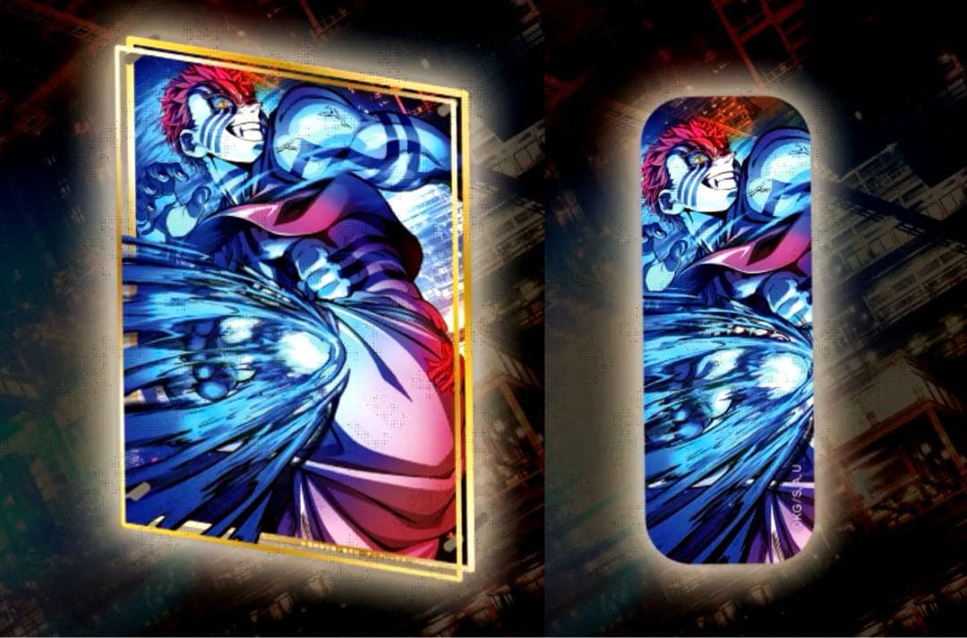 鬼滅の刃 △ webshopくじ A賞 ビッグ アクリル パネル 猗窩座