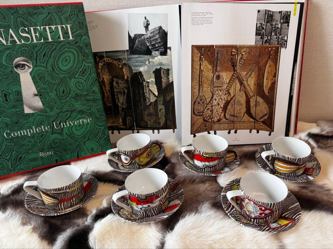 Fornasetti Strumenti Musicali カップ&ソーサー