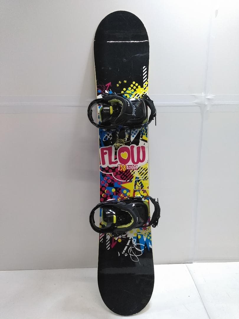 レディース/子供 スノーボードセット FLOW 138cm ビンS/Mサイズ◇