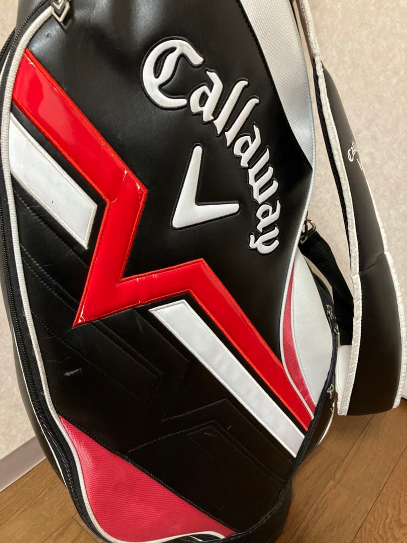 Callaway キャディバッグ 黒/赤/白