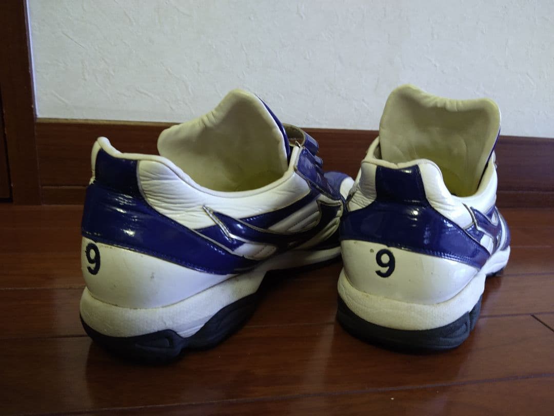 Mizunopro トレーニングシューズ ホワイト/ブルー 28センチ