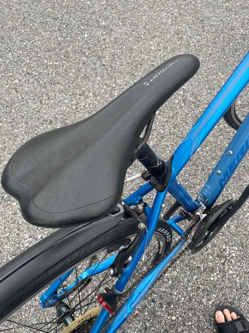 【千葉】整備済メリダクロスCROSSWAY100Rブルー新品タイヤ！引き取り歓迎