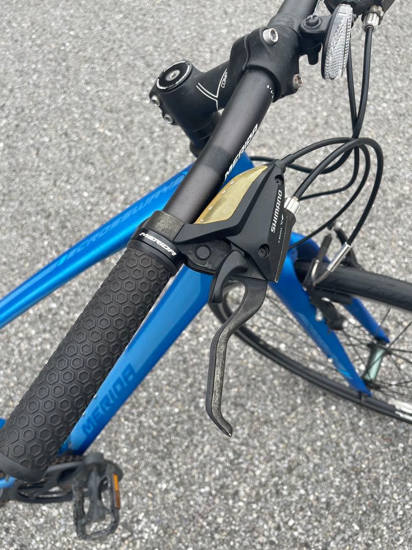 【千葉】整備済メリダクロスCROSSWAY100Rブルー新品タイヤ！引き取り歓迎