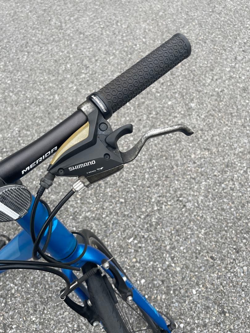 【千葉】整備済メリダクロスCROSSWAY100Rブルー新品タイヤ！引き取り歓迎