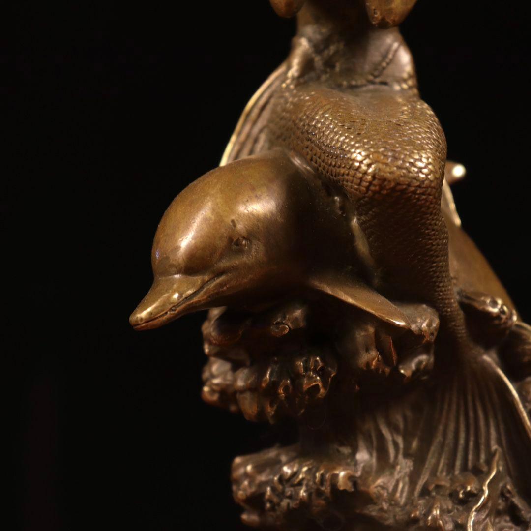 銅製 マーメイドリビング 書斎 装飾品 工芸品 置物