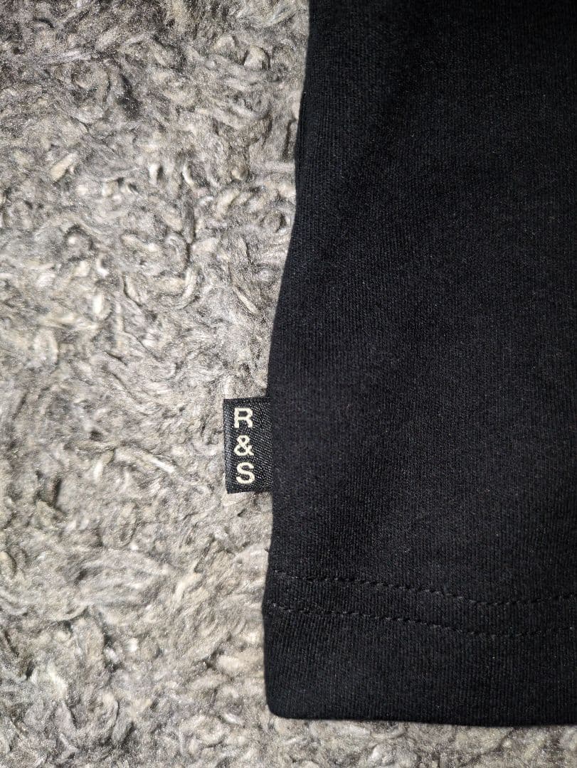 【新品未使用】★ROUGH AND SWELL★タートルネック S ブラック